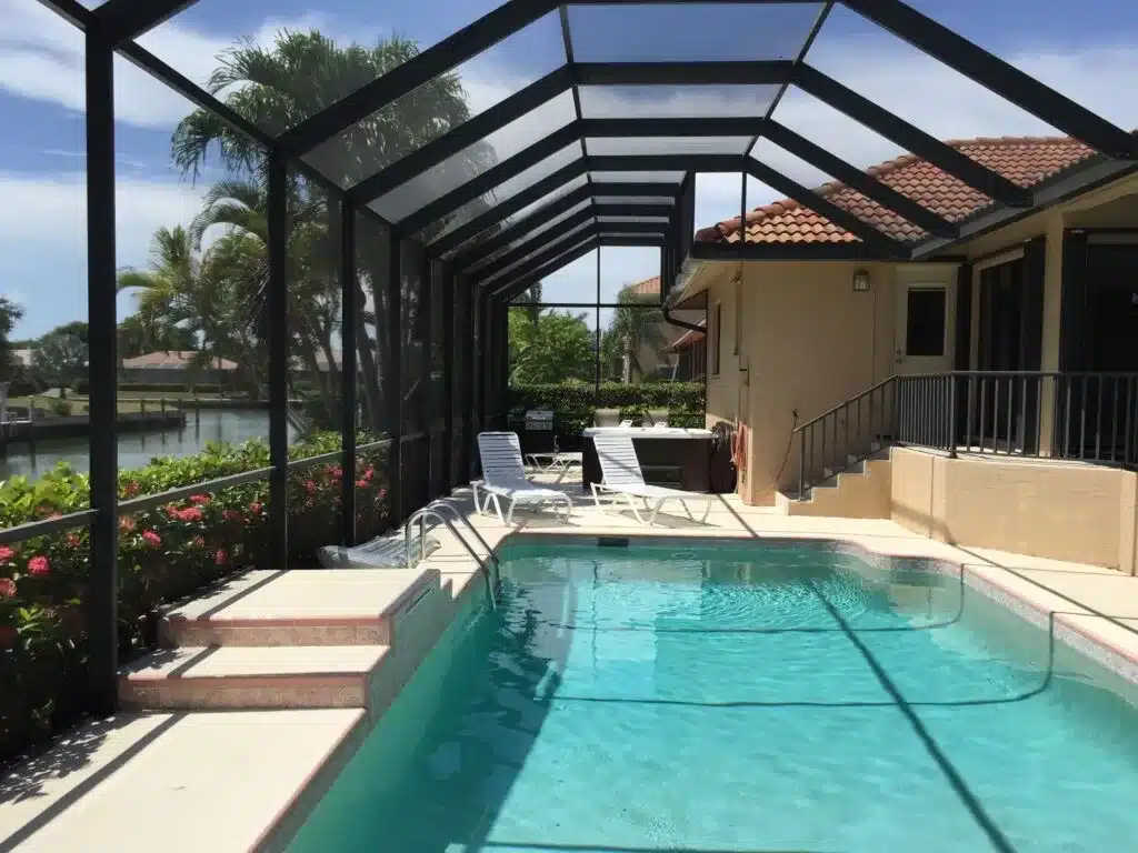 A private pool is a must when staying on Marco Island in any month, including March or February.