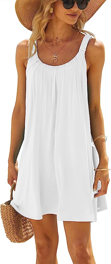 Classy white Beach Dress