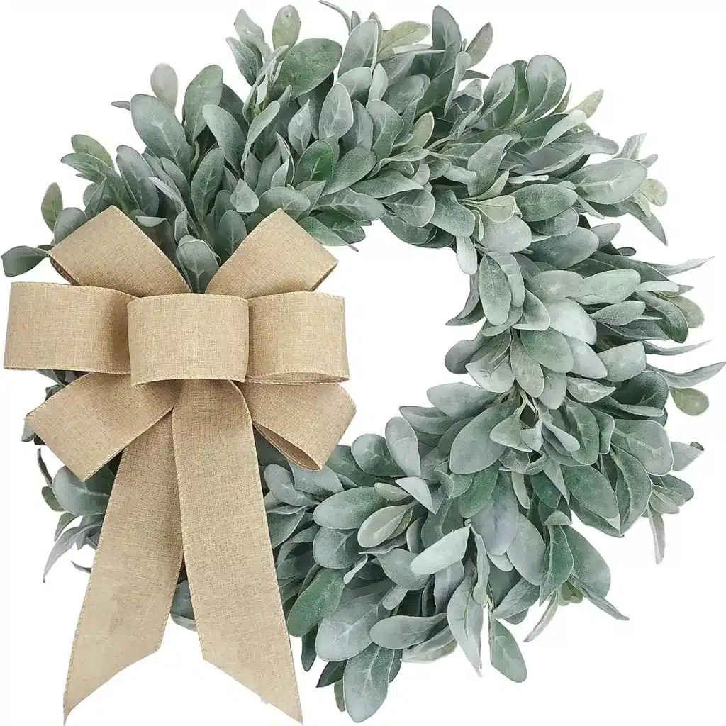 The perfect fall wreath for your front door from Amazon.