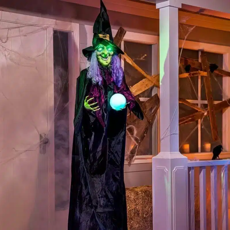 This animated witch could be one of the best halloween decorations of 2024. 