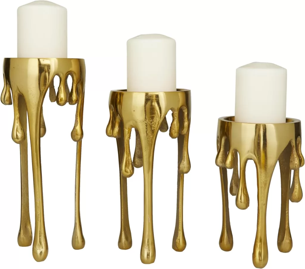 Sometimes the best halloween decor comes from Amazon like these melting candles.