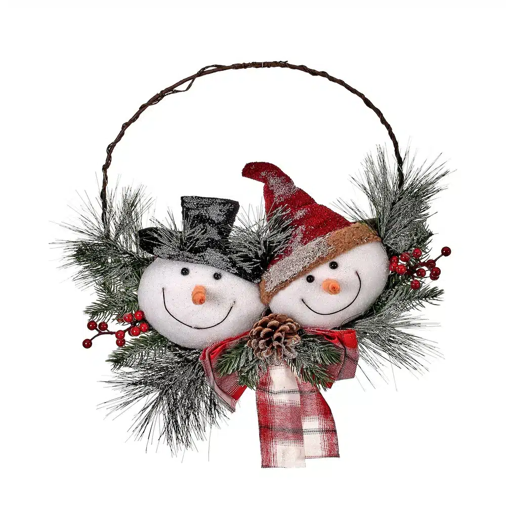 Snowman Christmas Wreath