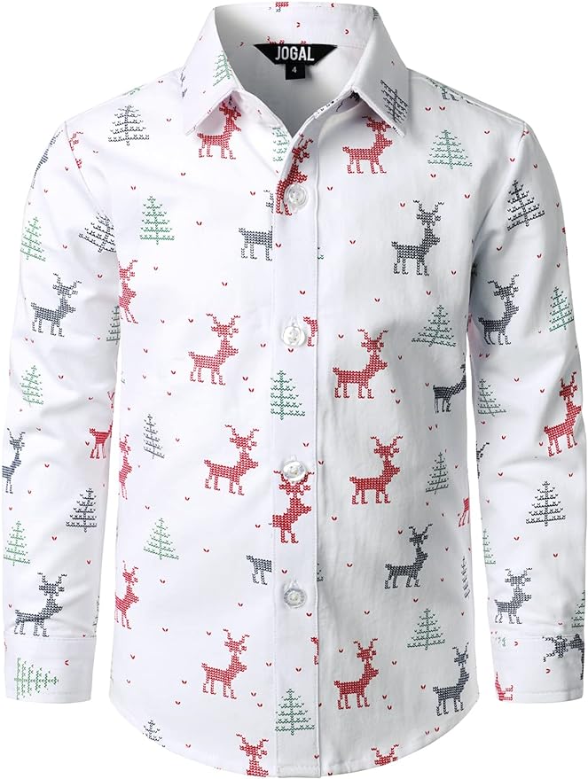 Boys Christmas button up Outfit