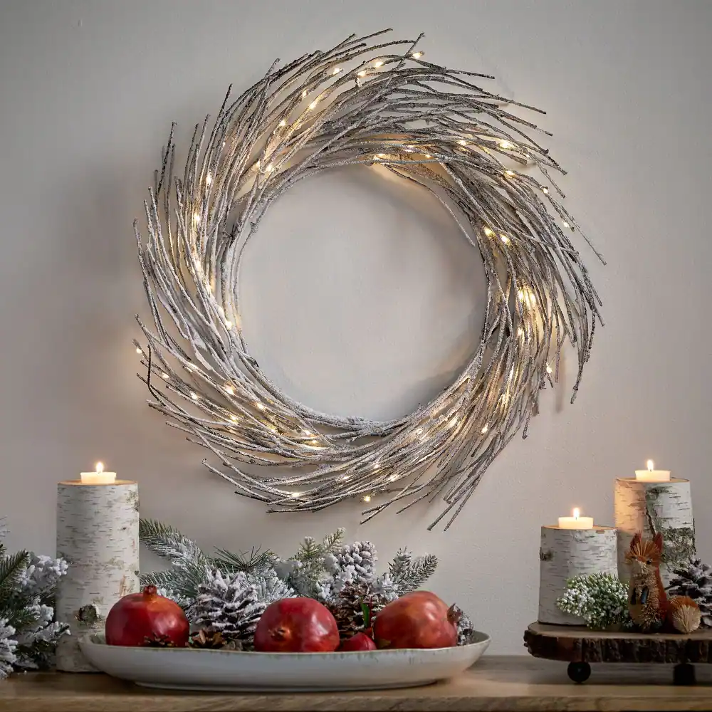 LED Christmas Wreath