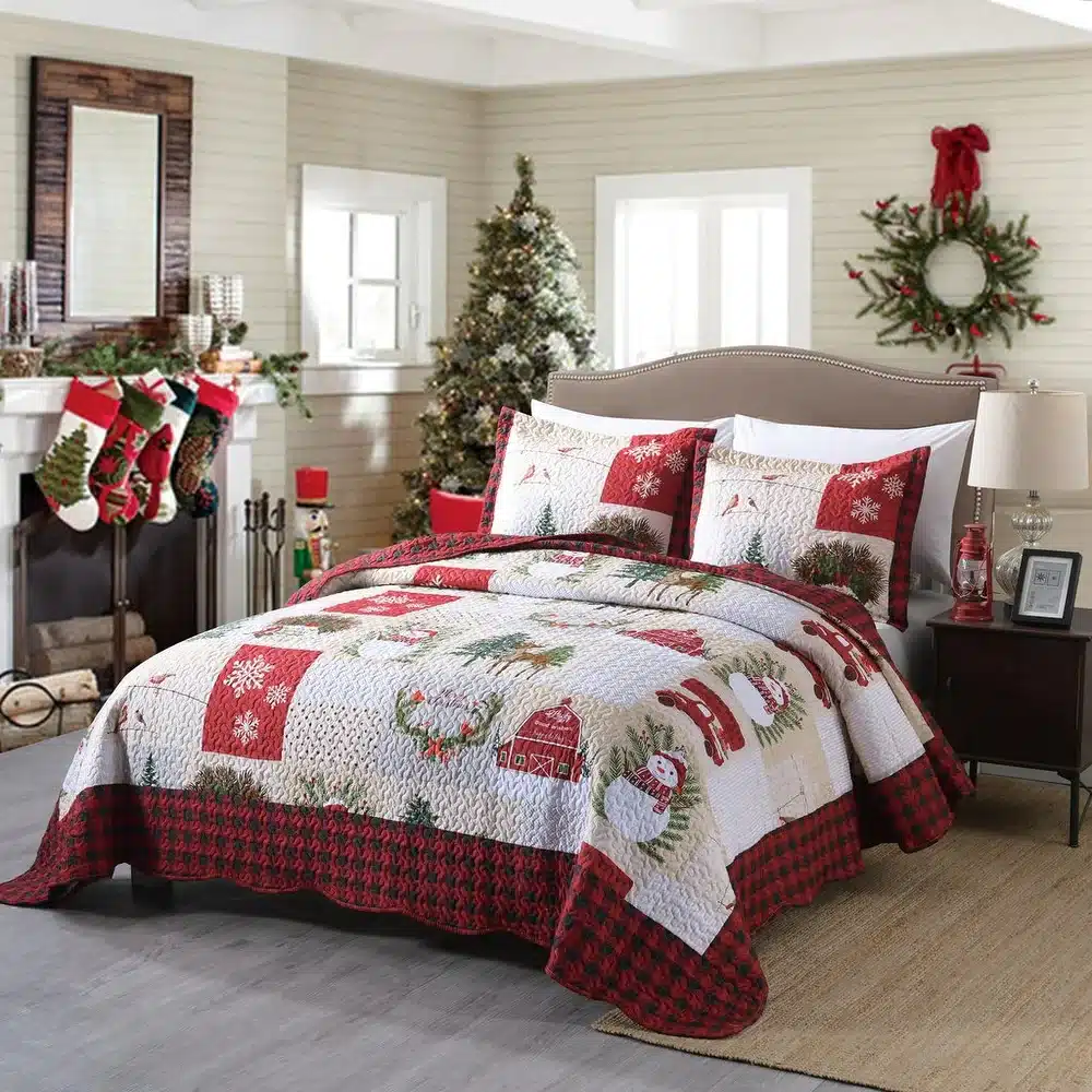 Christmas Patterned Quilt