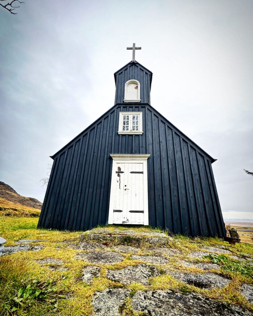 Black church along Gold Circle