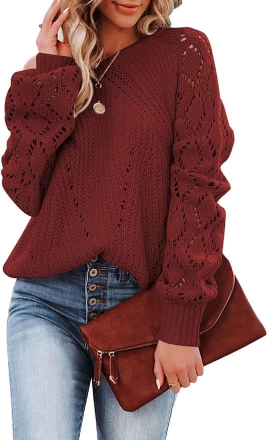 Knit sweater will keep you fashion forward