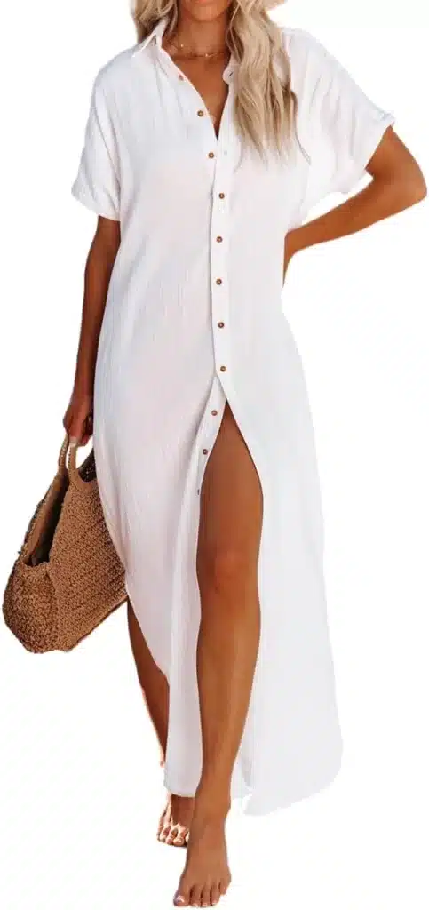 Classy beach cover-up dresses