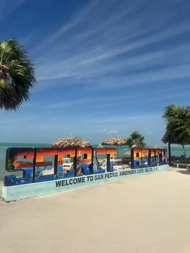 Secret Beach is a popular destination for those who travel from Belize airport to San Pedro.