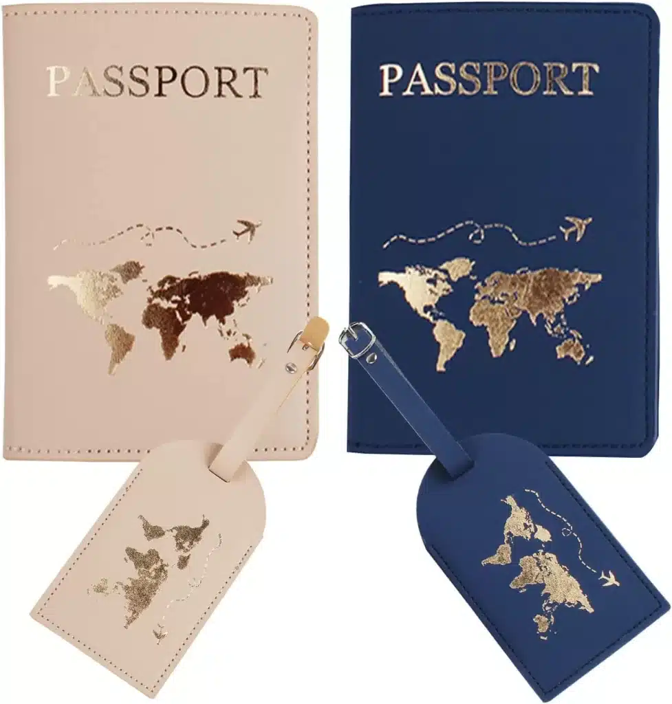 A passport holder is a great way to store your passport. 