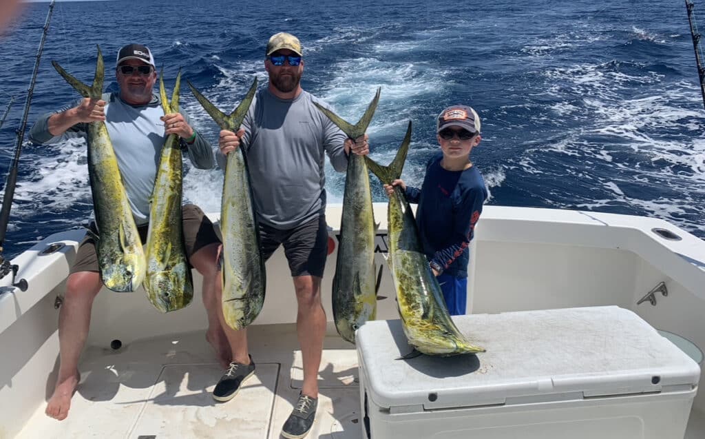 Mahi Mahi fishing charter out of Flamingo, one of the best beaches in Costa Rica.