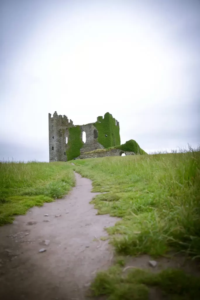 County Kerry castle along the Ring of Kerry.