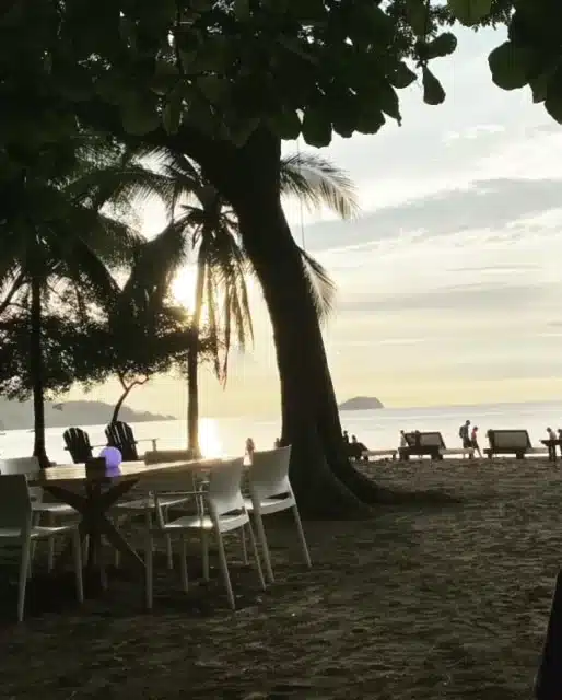 We didn't do the all inclusive package and instead ate most of our meals on the beach at sunset.