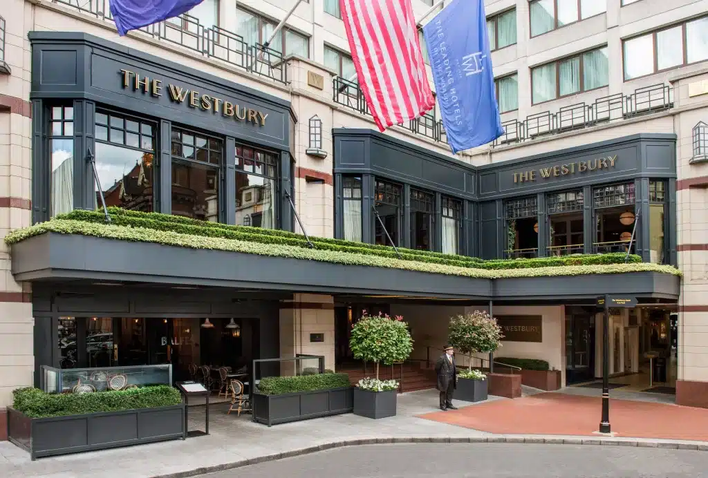 The Westbury is a luxury hotel located in Dublin's city center, close to popular attractions.