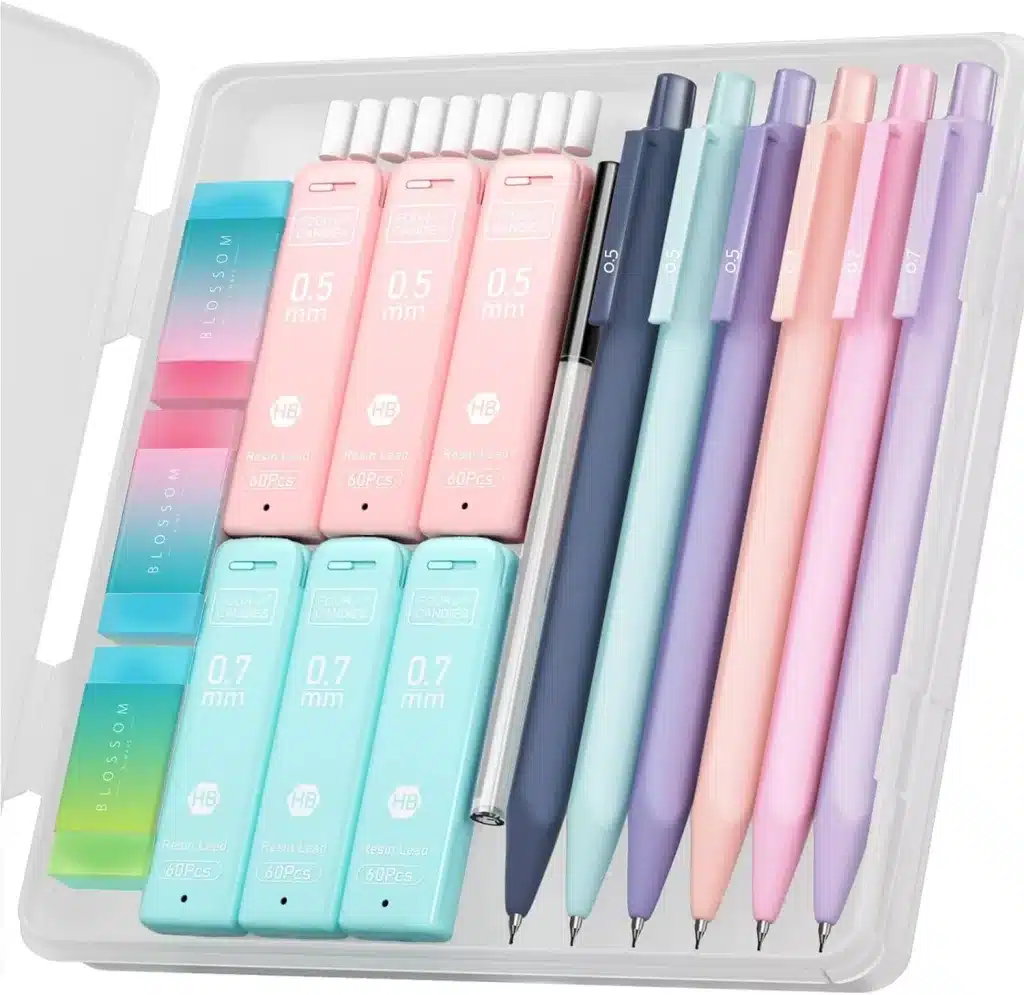 Mechanical pencils are a great option for your school supply list and your teenage girl will love these cute colors. 