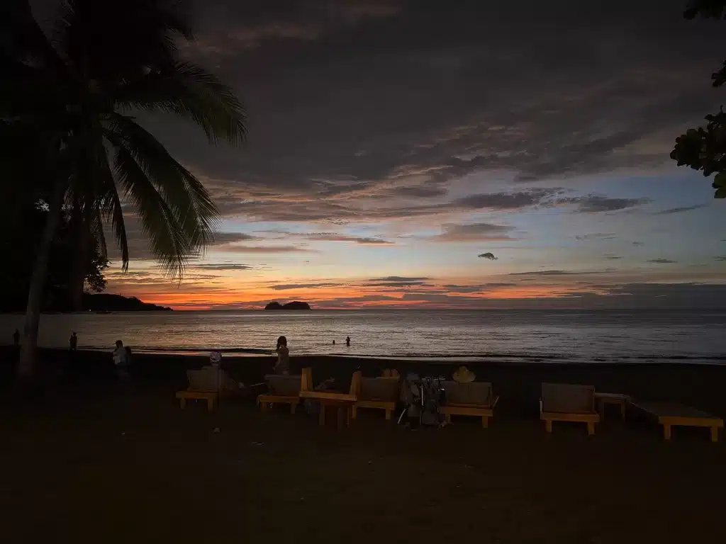 Playa Hermosa offers beautiful sunsets in Costa Rica and if you're looking for a hotel with good reviews, look into Villa Sol.