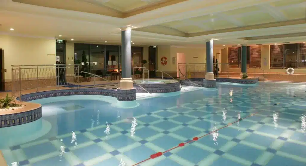 The pool at Galmont, one of Galway's best hotels.