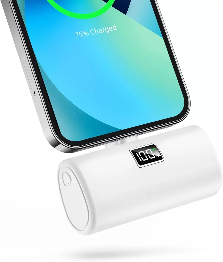 A portable charger could come in handy to supply power to your devices. 