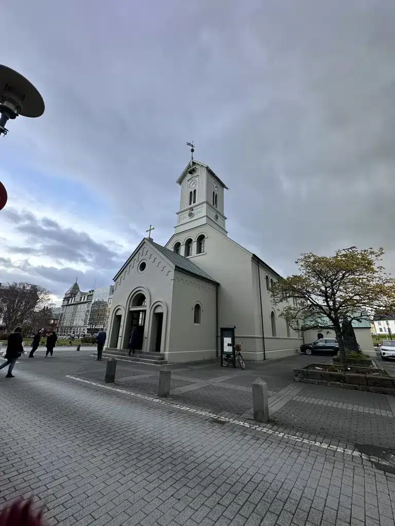 A church in Reykjavik. 