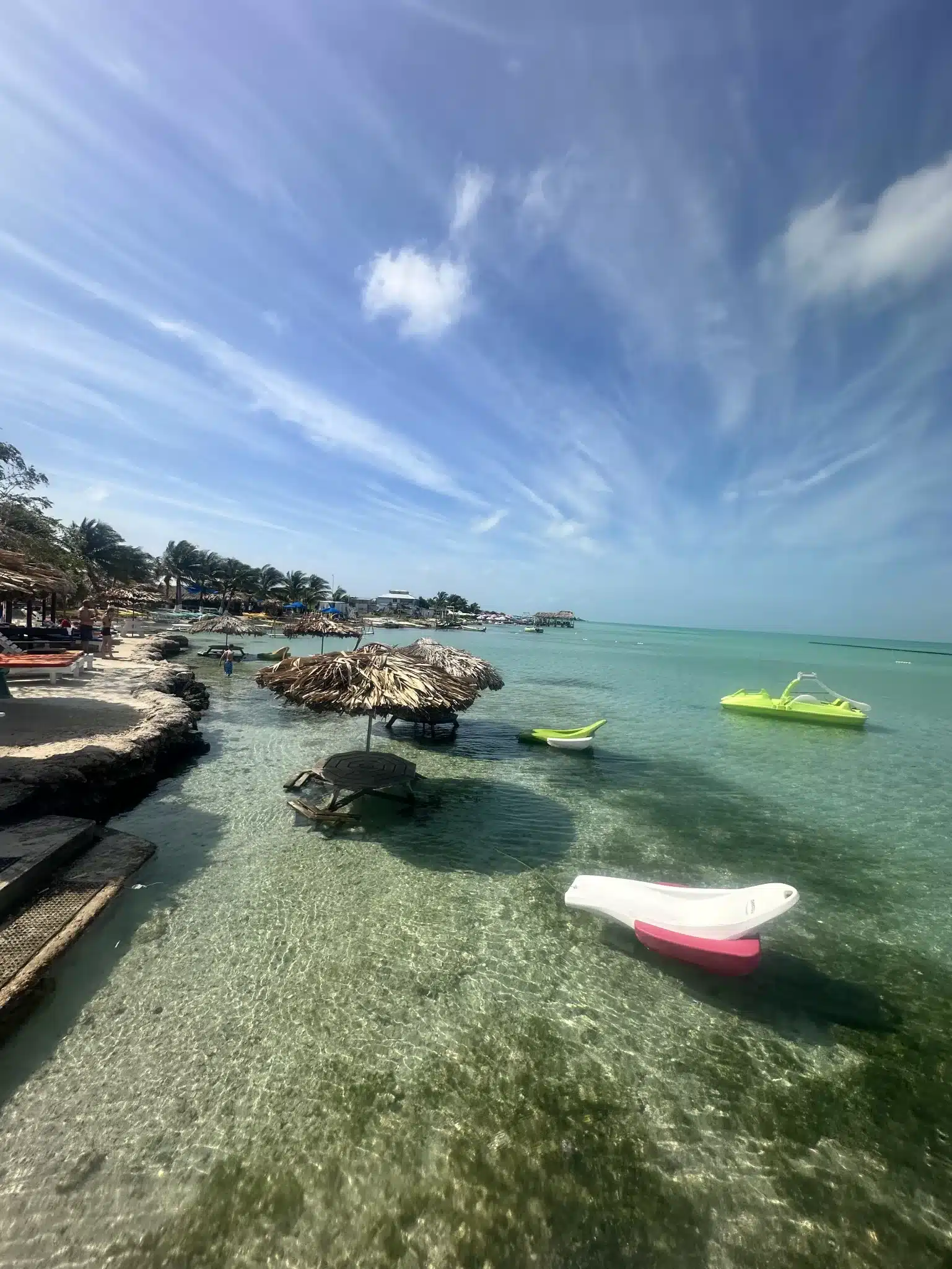 Secret Beach in Belize is one of the best caribbean vacation ideas for families.