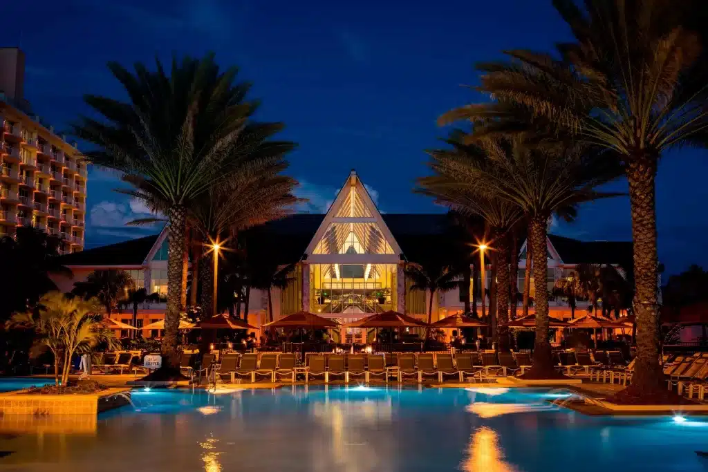 The JW Marriott is a beautiful beachfront hotel on Marco Island.