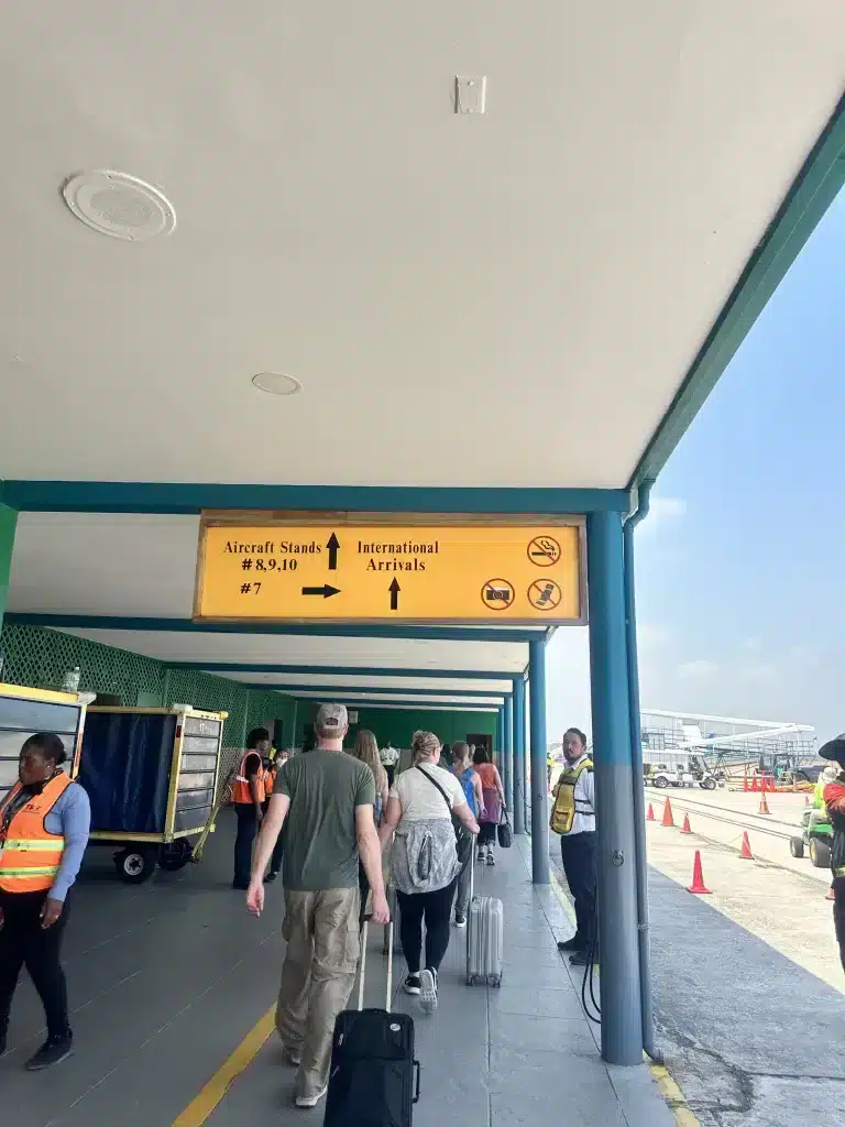 Our arrival to Belize City airport (BZE), as we travel to San Pedro with a full itinerary