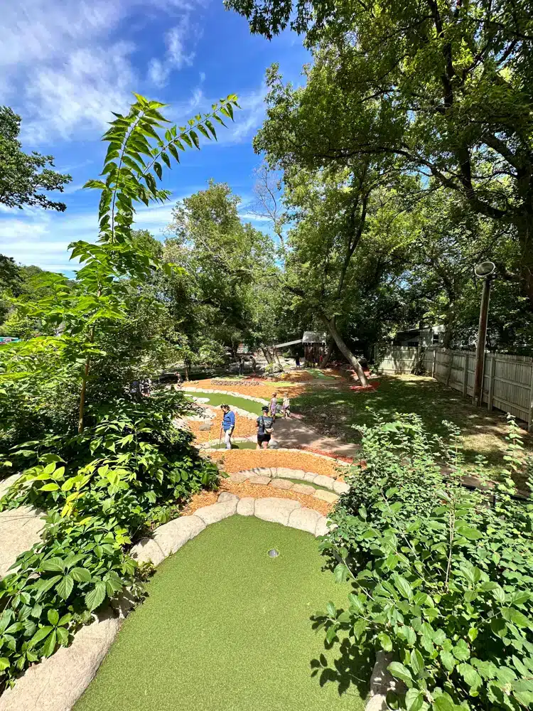 A fun mini golf course in Taylors Falls, MN.