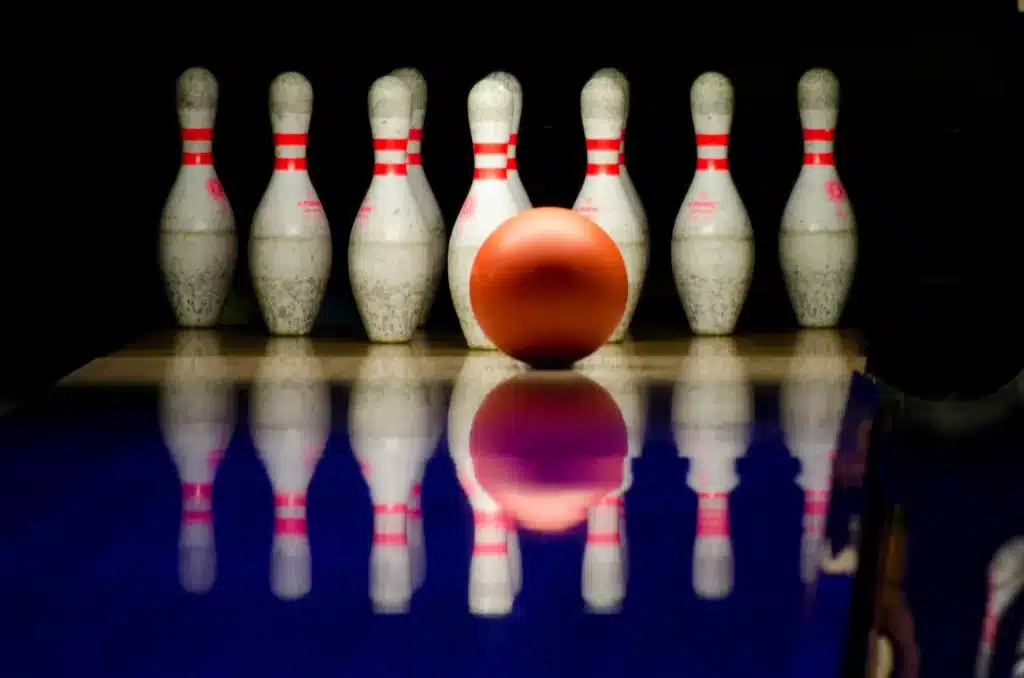 An inside activity with kids on Marco Island is bowling, great for a rainy day!