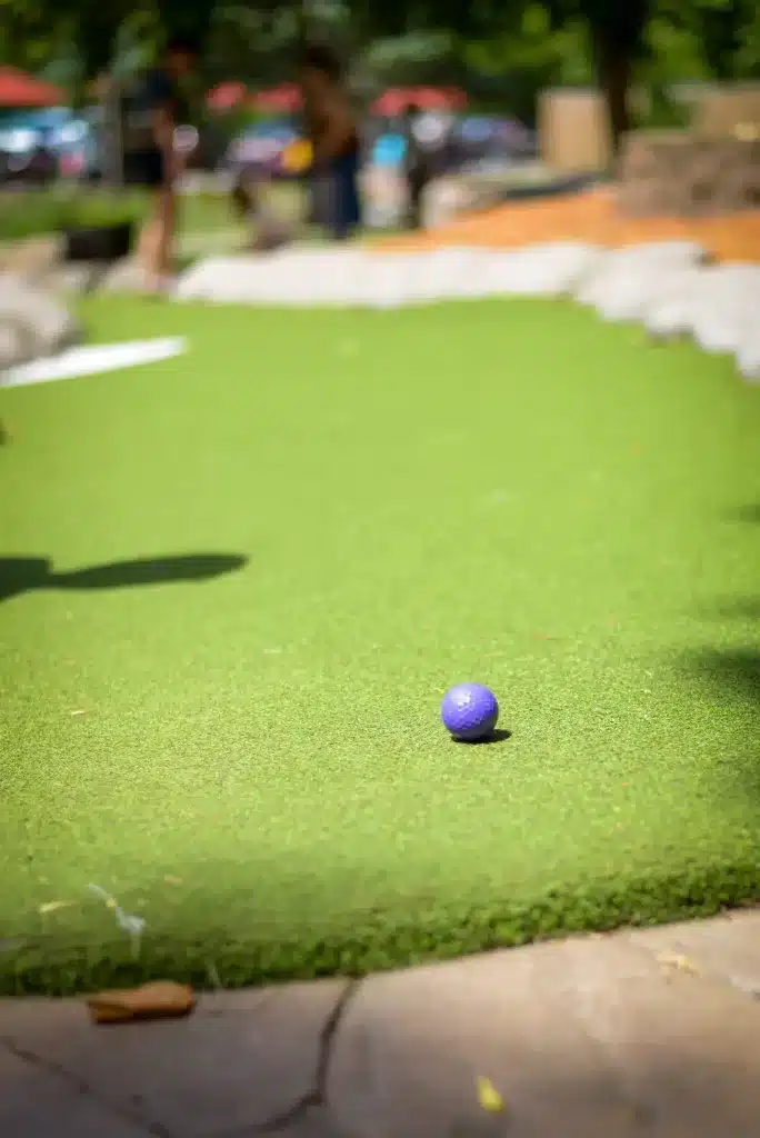 A fun family activity in Taylors Falls is mini golf.