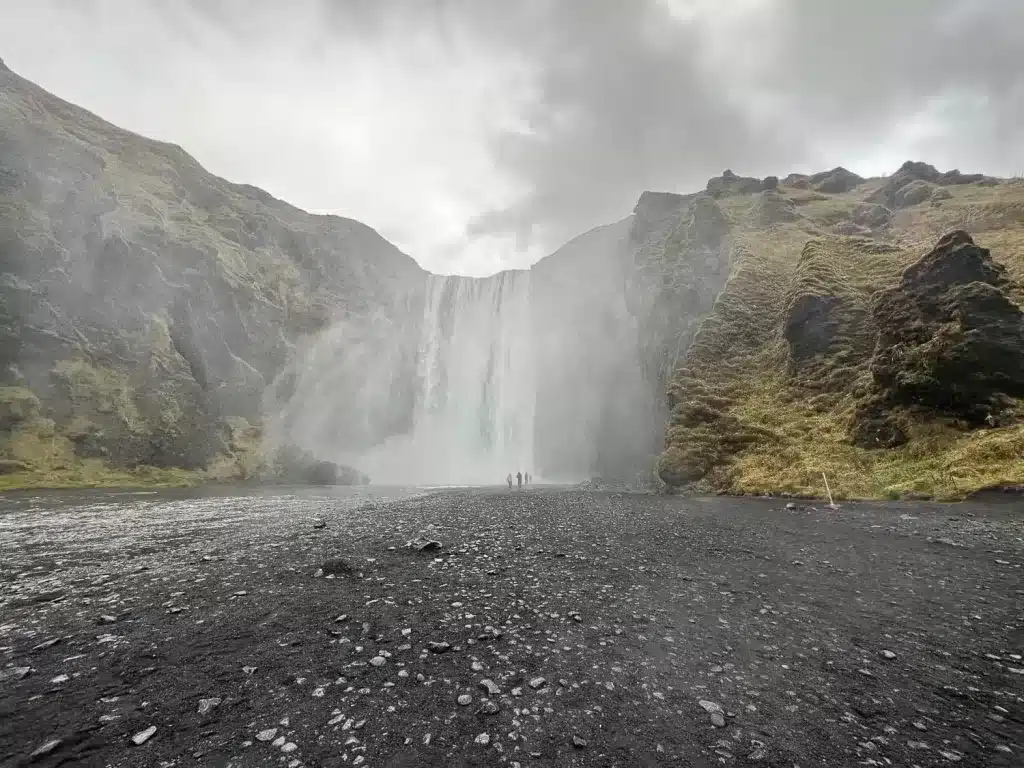 Skogafoss is a budget-friendly way to keep the cost of traveling to Iceland down. 