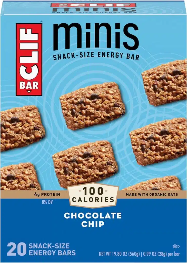 Clif Bars are a great option for snacks to bring to the zoo. 