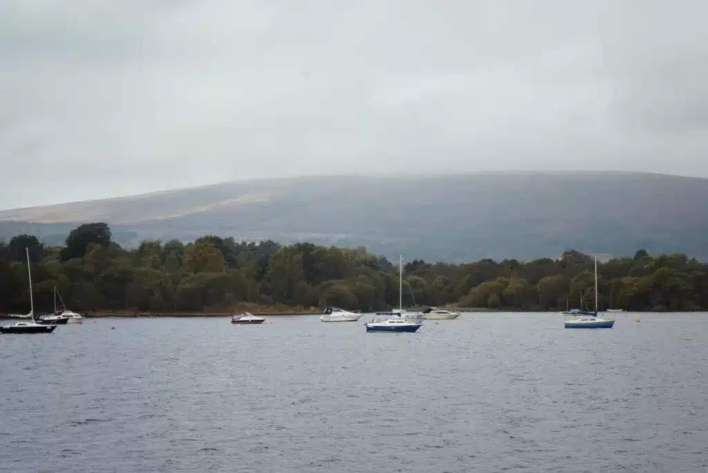 Boats on Loch Lomond. 