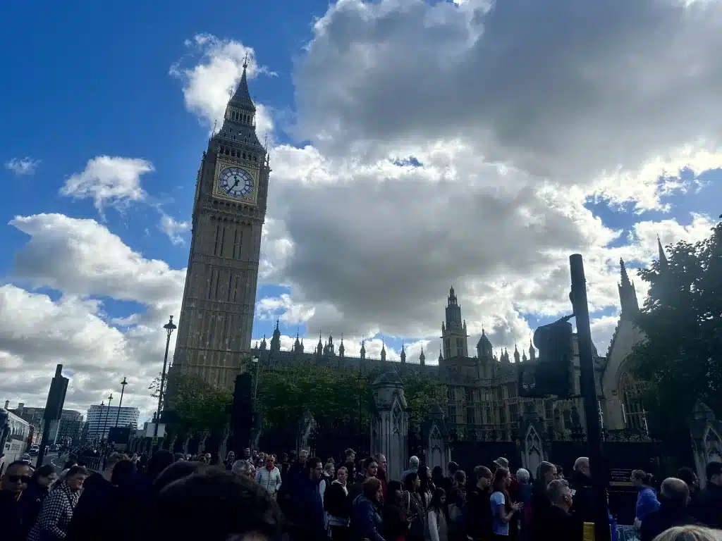 A stop at Big Ben on your 7 day travel itinerary is a must on your UK adventure. 