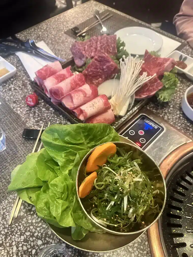 We stayed a block from this Korean BBQ restaurant, right in the heart of theater district, which is one of the best locations to stay in London. 