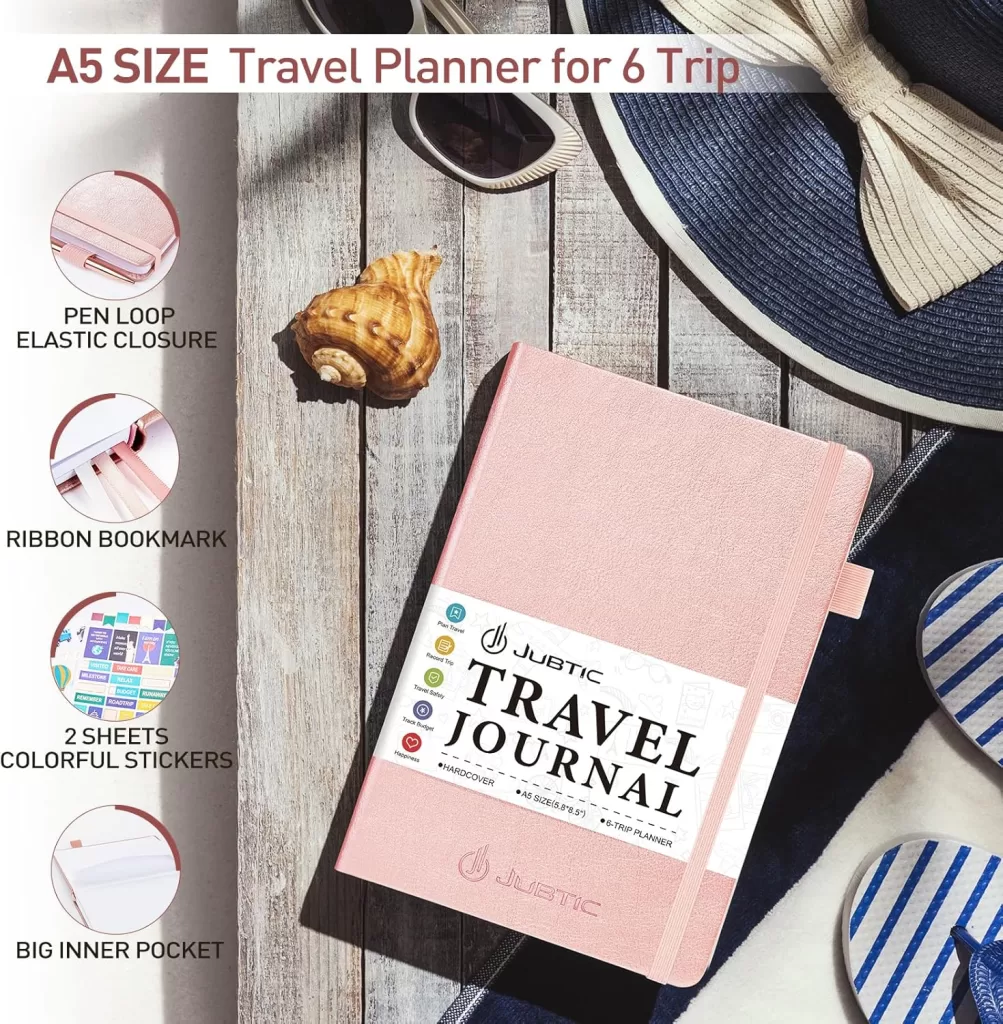 A travel journal for females.